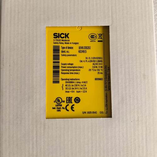 询-SICK西克施克安全继电器UE4820S2D2
