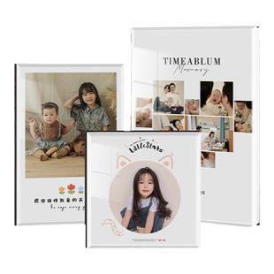 儿童相册定制写真宝宝照片打印精修入册小学毕业成长相片纪念册