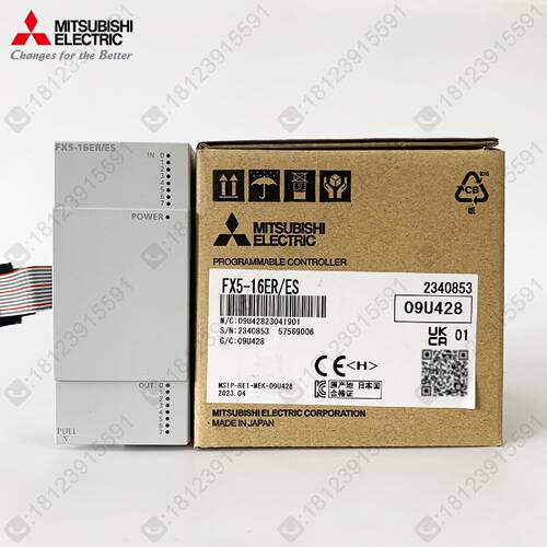 议价三菱PLC扩展模块 FX5-16ER/ES 8进8出 继电器 适合FX5U/5UC/5
