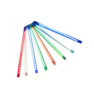 太阳能流星雨led灯彩色流水灯闪灯串灯户外防水挂树装饰彩灯树灯