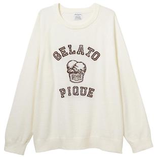 gelato pique25秋冬新品男睡衣半边绒冰淇淋长袖套头衫PMNT254996