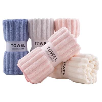 珊瑚绒毛巾吸水速干不易掉毛面巾