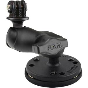 RAM车载运动相机磁吸支架 强磁磁铁固定 Gopro大疆 insta360通用