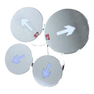 冉辉应急led消防全钢面安全出口疏散指示户外防水IP54地标地埋灯