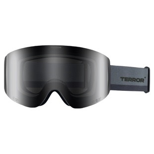 TERROR小黑镜光变色滑雪眼镜双层高清防雾磁吸专业雪镜可卡近视镜
