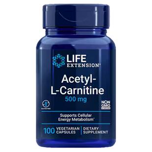 美国Life Extension乙酰左旋肉碱补充剂500毫克Acetyl LCarnitine