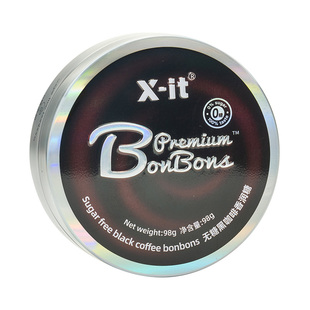 xit无糖黑咖啡香润糖丝滑醇香开车犯困清凉醒神润喉糖冰美式硬糖