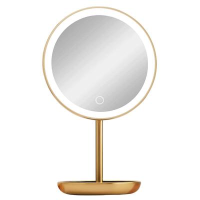 美了么新款随身化妆镜led带灯8寸