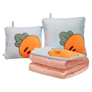 多功能被子抱枕二合一空调被办公室午睡枕头折叠加厚汽车夏凉被