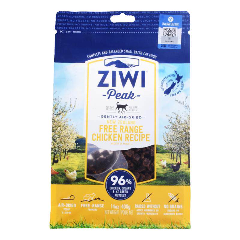 ziwi巅峰猫粮新西兰天然风干鸡肉