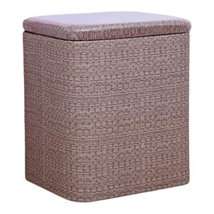 多功能实木收纳凳布艺人可坐储物凳子家用整理箱衣服玩具换鞋神器