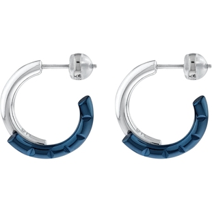 BLACKHEAD/黑头2021新款月牙高级感原创设计独特拼色装饰耳钉