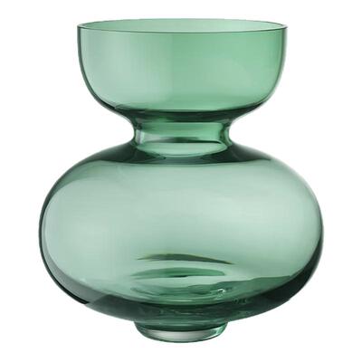 Georg Jensen 乔治杰生ALFREDO 绿色双层花瓶插花摆件