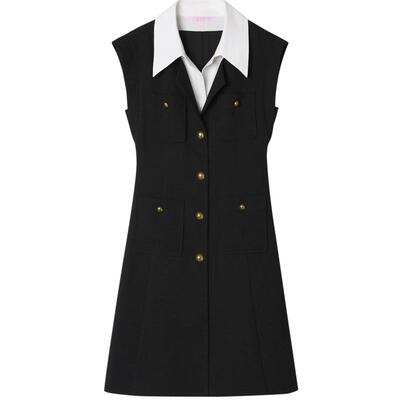 黑白撞色小香风salt.P