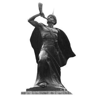 历史名人铜雕玻璃钢大禹治水人物雕塑户外广场大型街头铜像订制