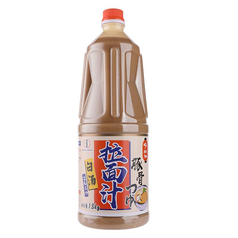 月桂冠 豚骨拉面汁1.8L猪骨白骨拉面汤料汤底火锅调味料 日式料理