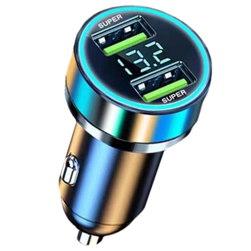 车载充电器超级快充240W双口闪充24V货车通用点烟器转换usb充电器