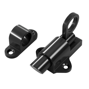 铝合金弹簧插销自动回弹卫生间明装自锁门拴锁扣门闩厕所门锁卡扣