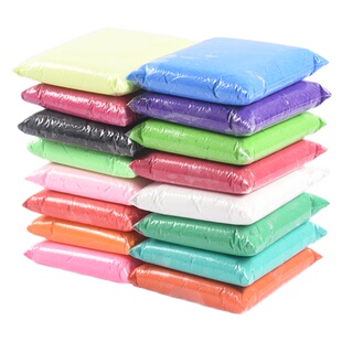 太空泥超轻粘土大袋1000克大包装儿童教学24色彩泥轻黏土手工diy