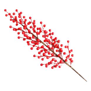 红果发财果福桶抱抱桶插花新年宵花DIY材料仿真冬青果尤加利银杏