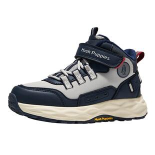 暇步士童鞋儿童绒绒靴冬季男女童棉鞋保暖加厚防滑户外休闲运动鞋