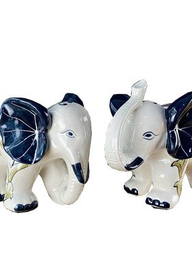 吉祥陶瓷白色风水象镇宅装饰品