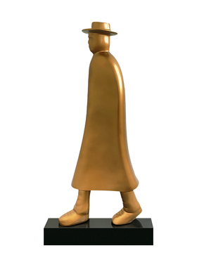 现代新中式创意抽象人物摆件