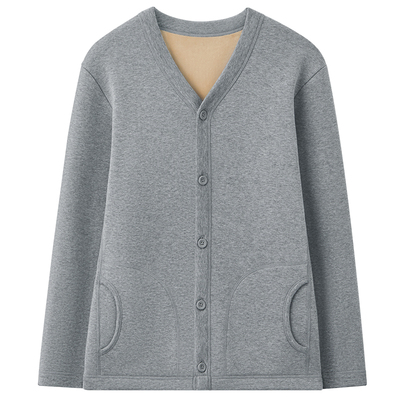 红豆男士加绒加厚抗静电保暖上衣