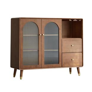 实木餐边柜多功能储物收纳柜客厅餐厅家具加大容量设计厨房杂物柜