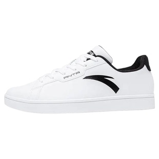 安踏板鞋男鞋2026春季新款休闲鞋小白鞋平底鞋低帮透气运动鞋子男