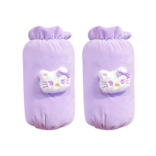 星黛露儿童袖套秋冬防污耐脏毛绒套袖男童女孩羽绒服护袖宝宝袖头