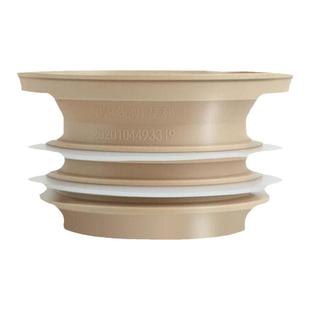 马桶法兰密封圈一体式加长加厚防臭配件硅胶排水管底座坐便器下水