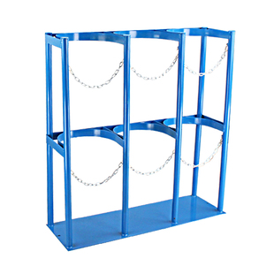 奕辰金属支架40L氧气瓶乙炔瓶固定支架氮气瓶带轮气瓶固定支架