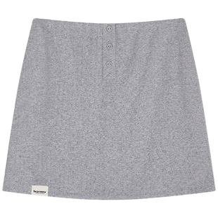 TEENIEWEENIE bearnova【精梳棉】小熊女装气质迷你超短裙半身裙