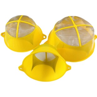 黄色加厚油漆过滤网漏斗小号中号大号滤布滤器袋罩纱布喷漆工具