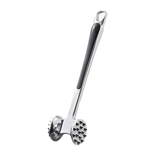 304不锈钢松肉锤厨房家用拍牛排锤子嫩肉断筋器工具商用敲打神器