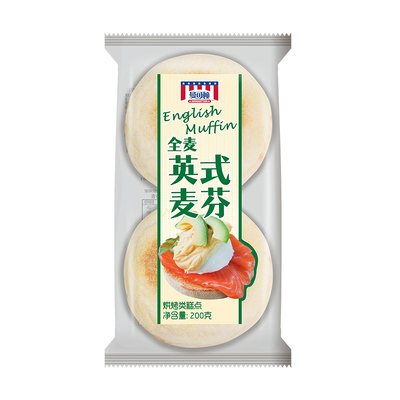 曼可顿英式麦芬松饼汉堡包面包胚