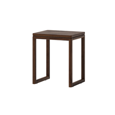 实木扫地机器人置物架带轮