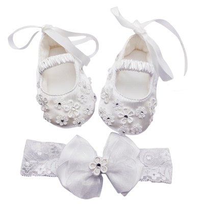 春夏季婴儿鞋软底布鞋公主鞋可爱婴儿鞋子0-12个月满月百日周岁