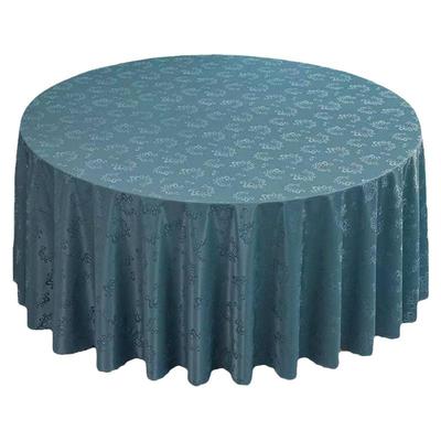 圆桌桌布2025年新款轻奢高级感防水防油免洗防烫圆形酒店饭店台布