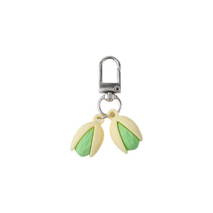 新款开心果钥匙扣防丢设计背包挂饰仿真食物挂件情侣创意礼物饰品