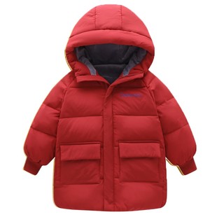 2025新款儿童羽绒服男童女童小童宝宝中长款白鸭绒加厚冬季外套潮
