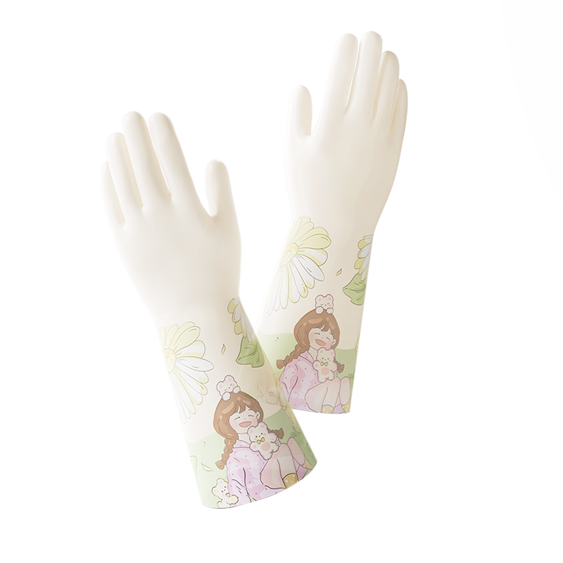洗碗手套女生厨房加厚丁腈食品级