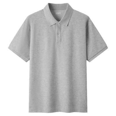 森马凉感抗菌纯色商务风polo衫男