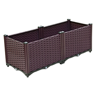 种菜专用箱室内阳台种植箱蔬菜盆特大长方形塑料花盆楼顶花箱户外