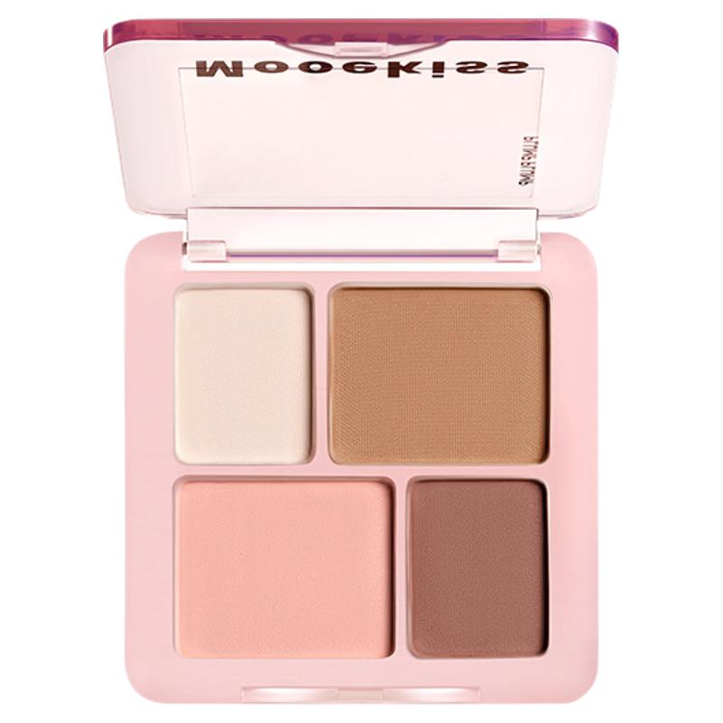 Mooekiss木柯诗眼影盘四色卧蚕盘哑光细闪眼影眼线卧蚕官方正品