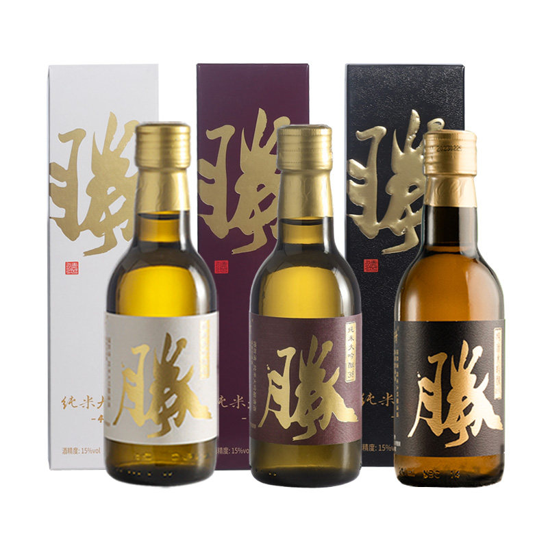 德胜清硬核清势力纯米大吟酿45+38+29 240ml组合装清酒送礼