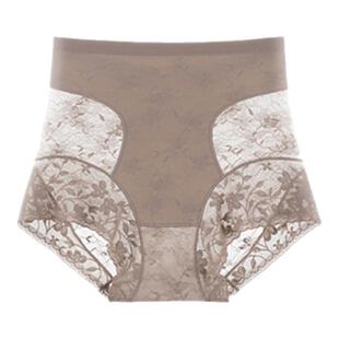 猫人蕾丝收腹内裤女10A抑菌裆高腰收小肚子不夹臀超薄三角短裤头A