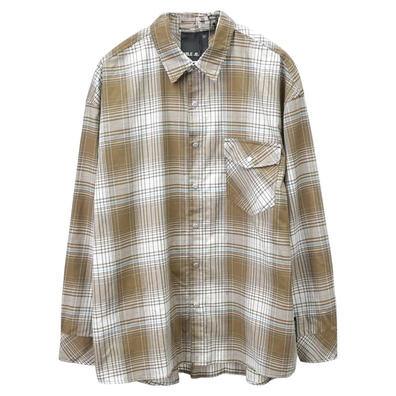 ABLE，JEANS特价男格子长袖衬衫