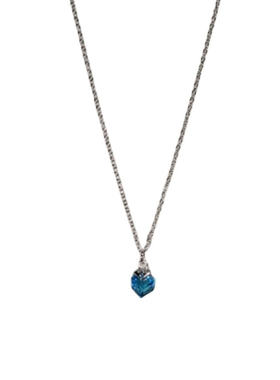 方块水晶吊坠轻奢高级感颈锁骨链